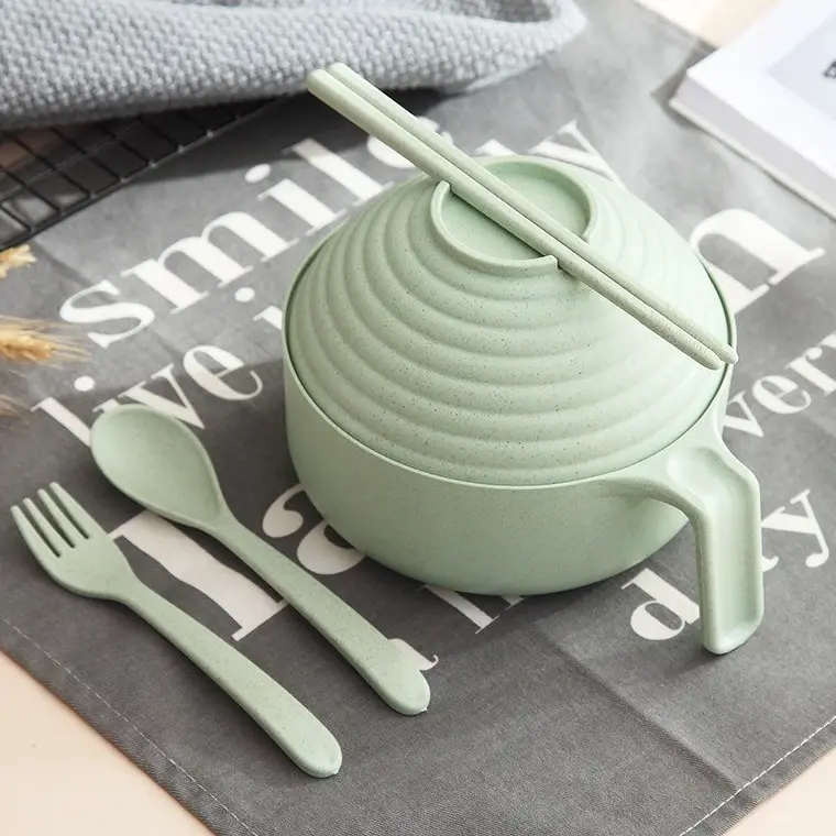 Wheat Straw Tableware 5-in-1 Set 小麦秸秆餐具 5 件套