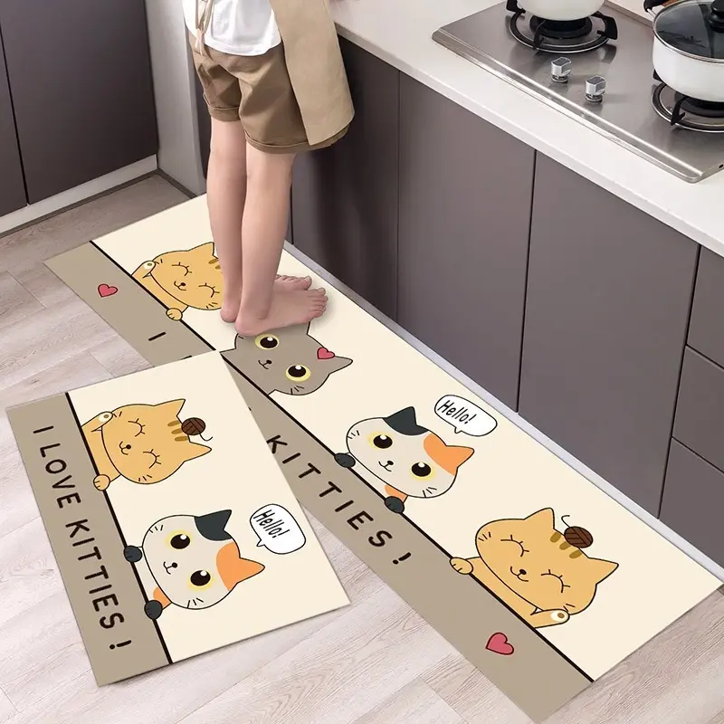 2 in 1 Long Kitchen Mat 长款厨房地垫【CAT】