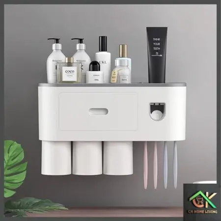 Wall Mount Toothbrush Holder 壁挂式牙刷架