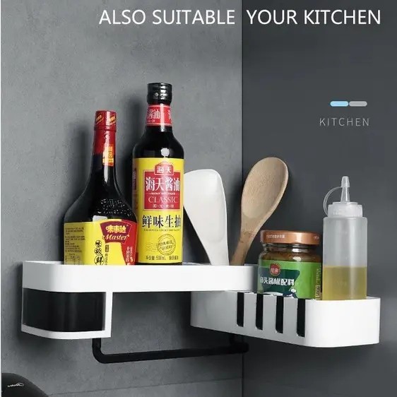 (GREY 灰色）Rotatable Wall-Mounted Rack 可旋转壁挂架