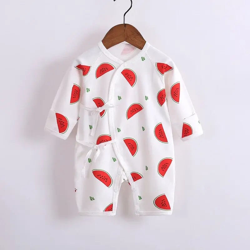 Pure Soft Cotton Long-Sleeved Baby Jumpsuit 纯棉柔长袖宝宝衣服