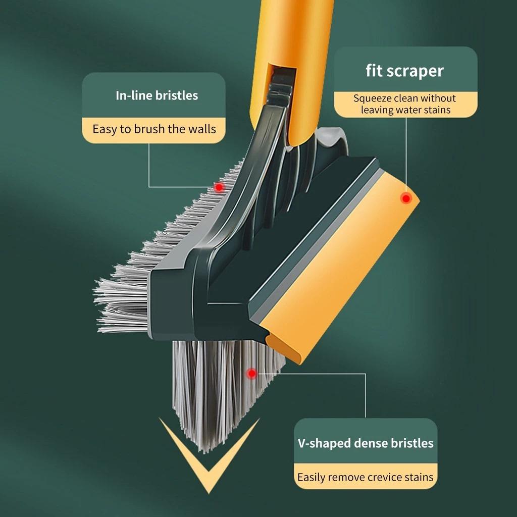 Magic 3-in-1 Rotatable V-Shaped Cleaning Brush 3in1旋转V型刷毛清洁刷