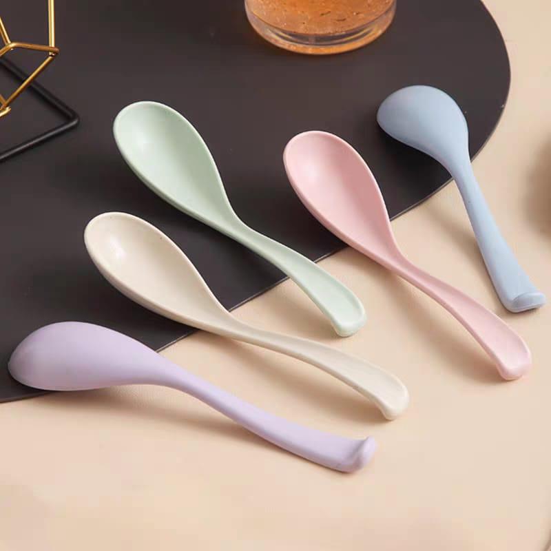 小麦秸秆加深长柄勺子 Wheat straw deepened long-handled spoon